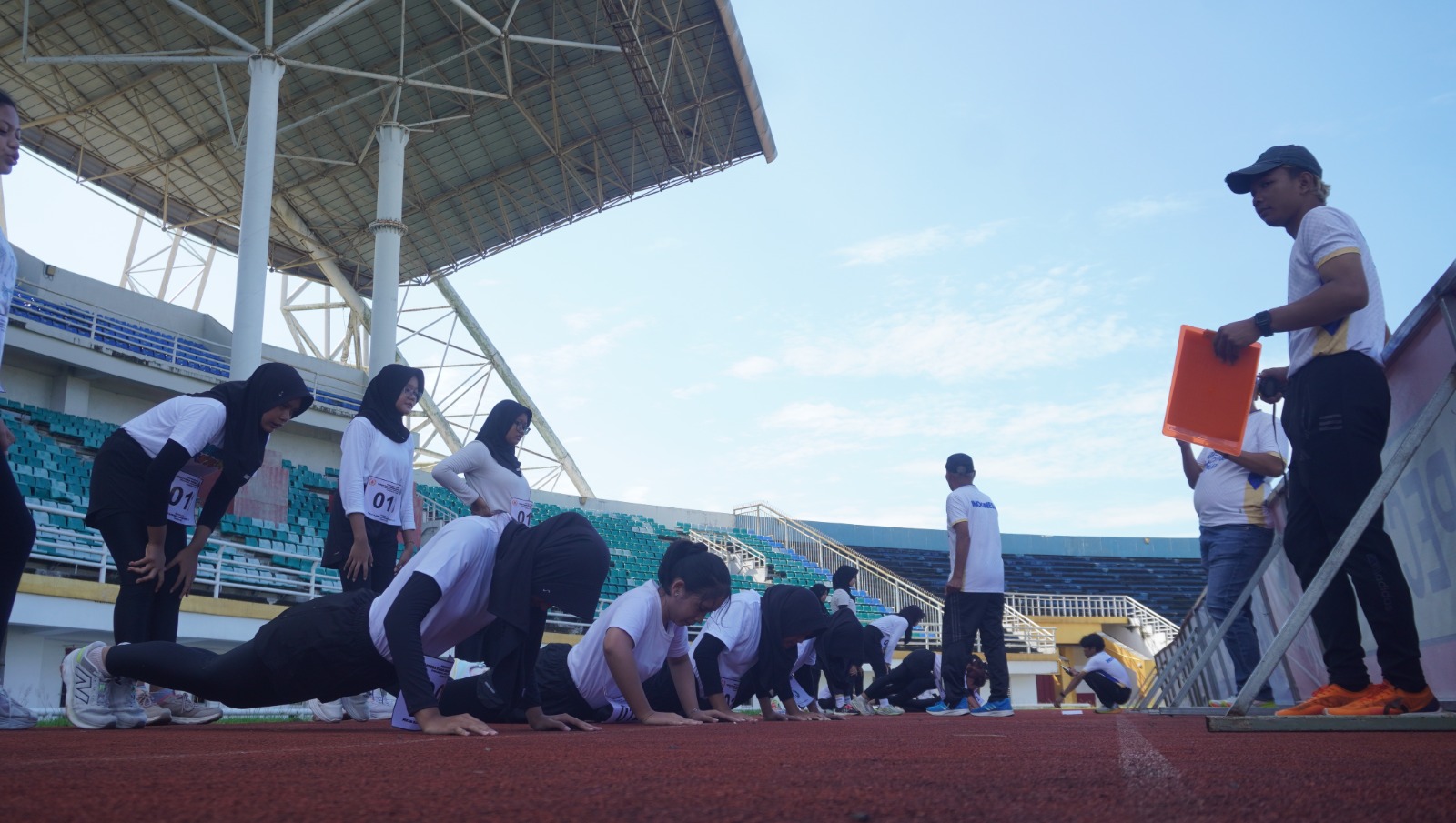 Drumband Jember Gelar Seleksi Fisik, Dua Calon Atlet Gugur di Hari Pertama