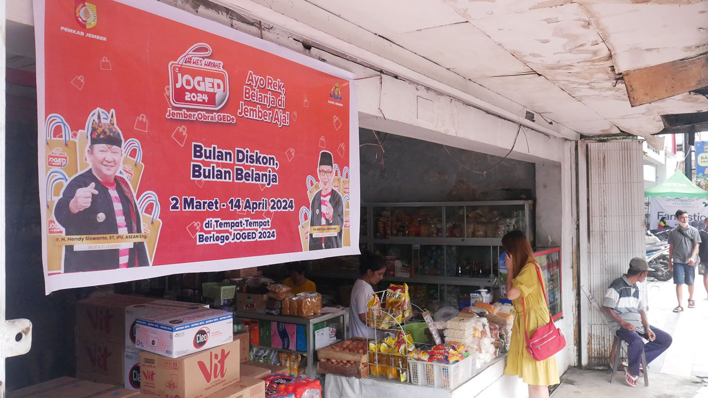 Toko Kelontong dan Kue Ini Ramaikan Diskon Jember Obral Gede 2024