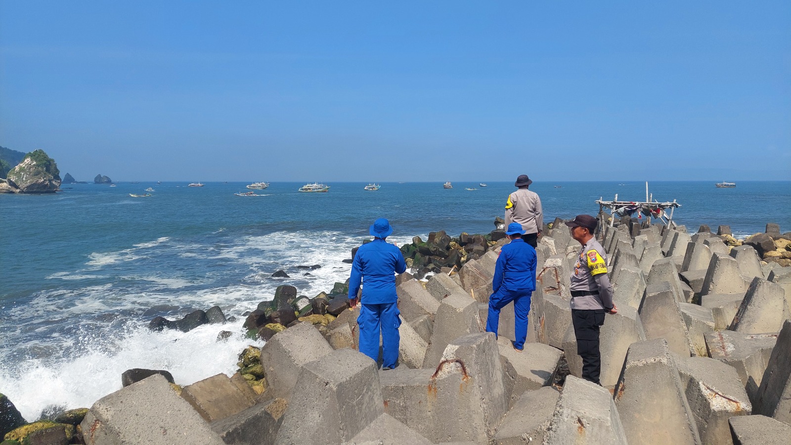 Hari Keenam Nakhoda dan ABK yang Hilang di Laut Puger Jember, Pencarian Terus Dilakukan