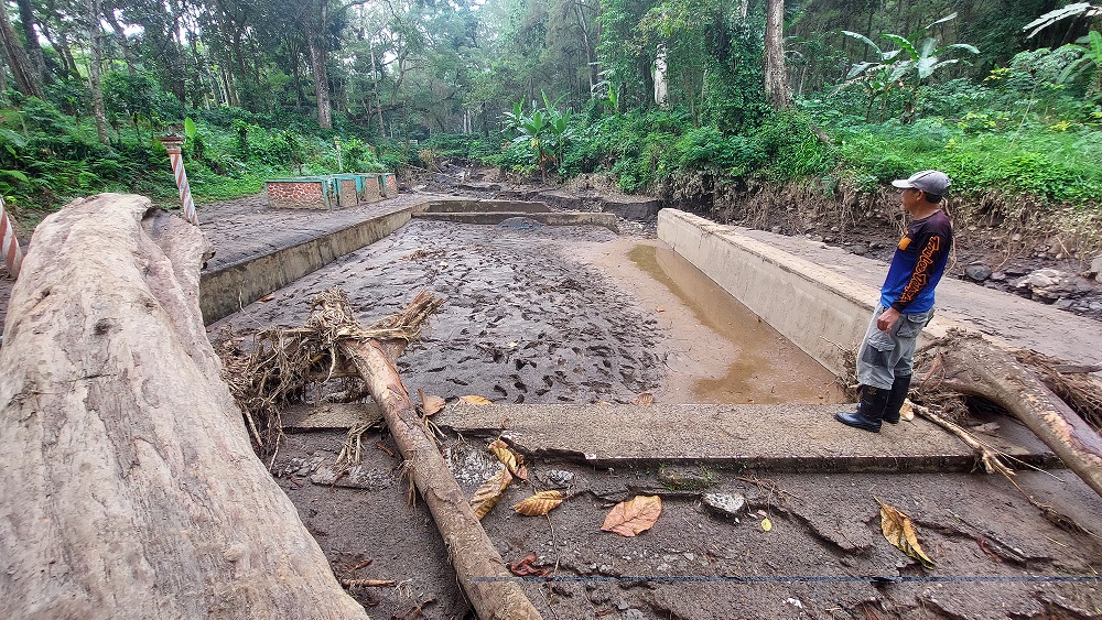Diterjang Banjir Bandang, Kolam Wisata di Sumberjati Jember Rusak Parah, Begini Kondisinya