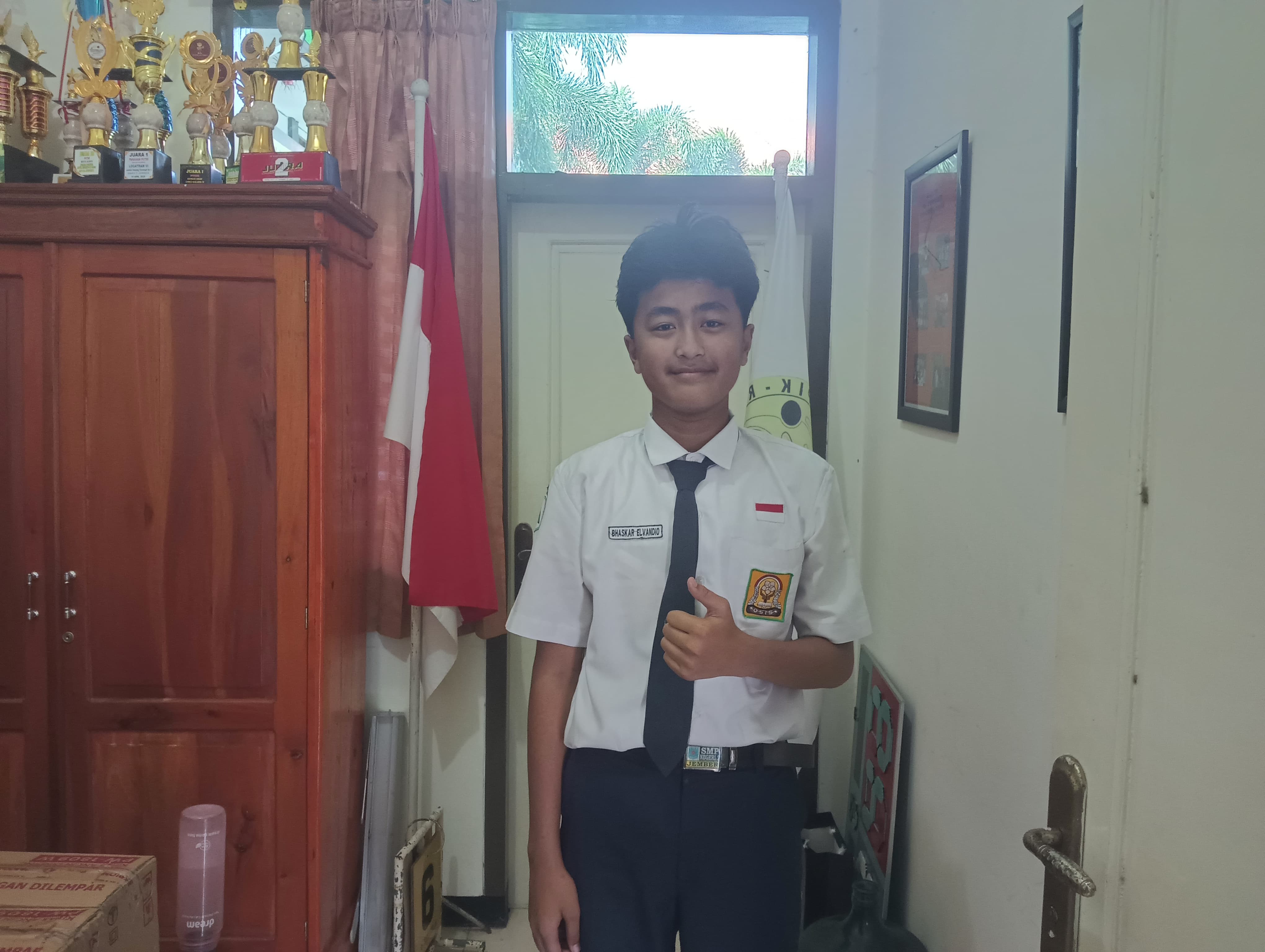 Bhaskar Elvandio, Siswa SMPN 2 Jember, Tembus Juara 3 Saint Paul English Competition 2025