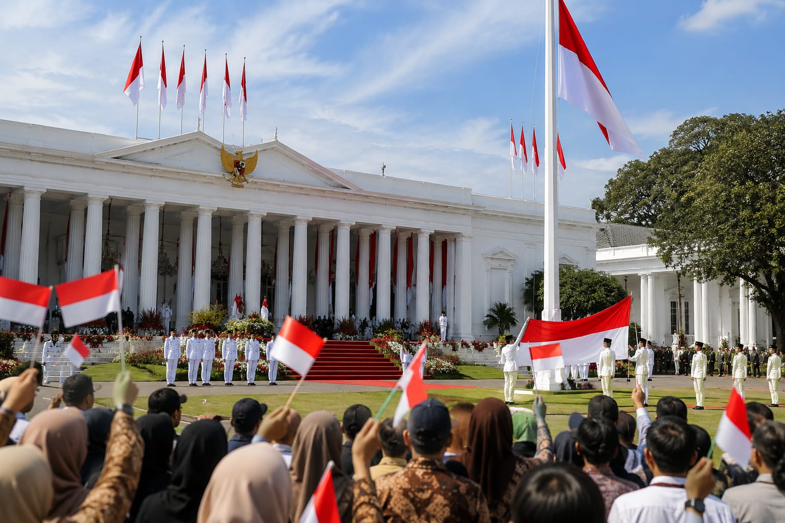 Pendaftaran Upacara HUT ke-81 RI di Istana Dibuka, 128 Ribu Orang Berebut Undangan